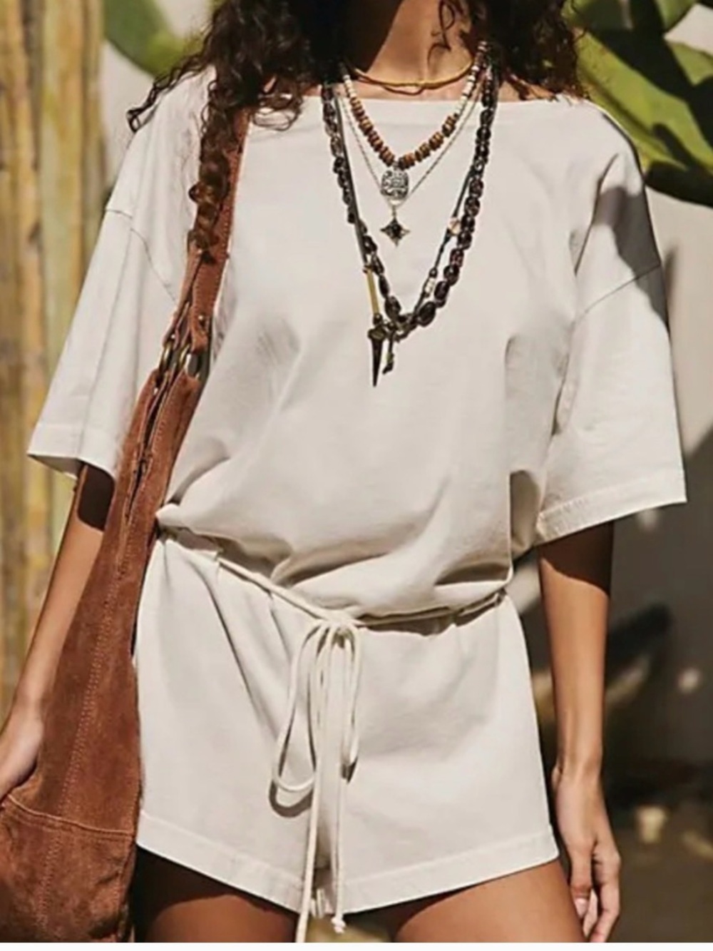 Free People freeest monet White romper S nwot